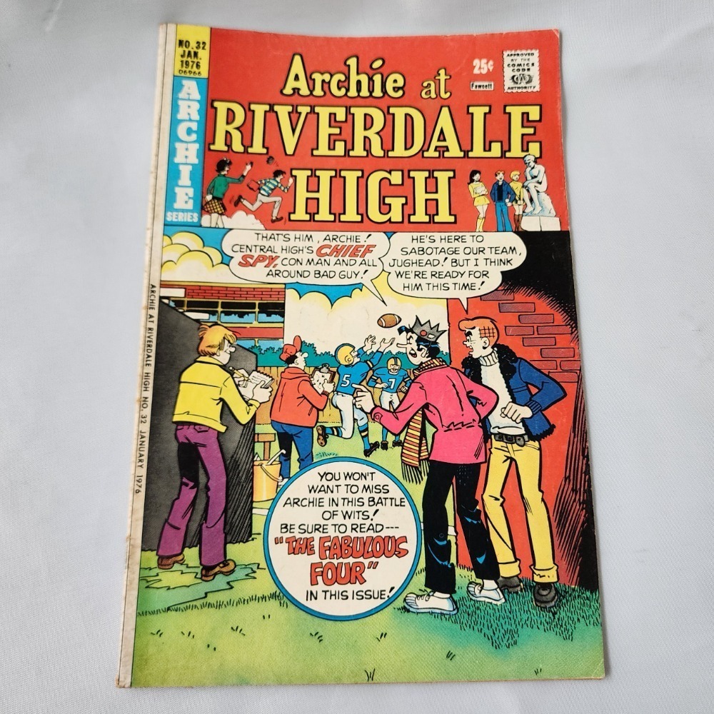 Archie at Riverdale High Comic Book No.‎ 32 January 1976 Vintage Collectible